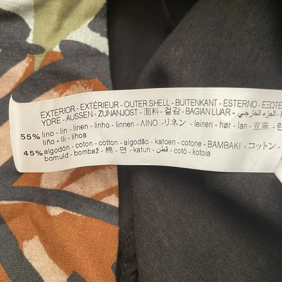 Zara tropical print peekaboo dress NWOT - Picture 5 of 13